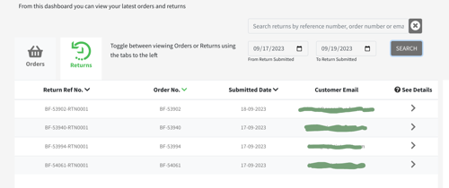 SMARTReturns Dashboard